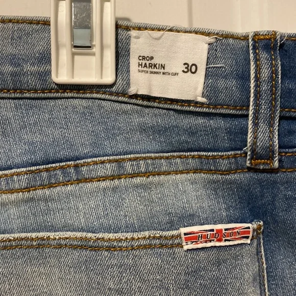 Hudson Super Skinny Cuffed Crop Jean 30 - Picture 7 of 11